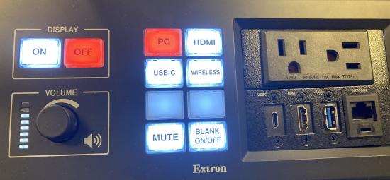 Extron push button controller