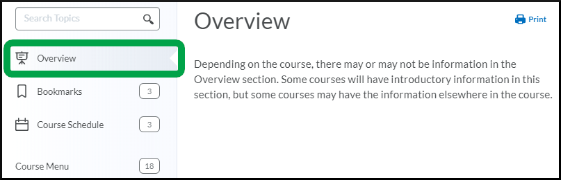 Course Menu, Overview Section - Students.png