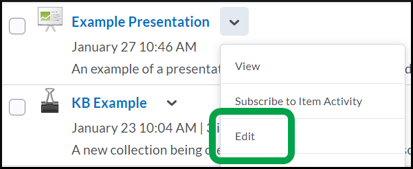ePortfolio, My Items edit presentation button - All.png