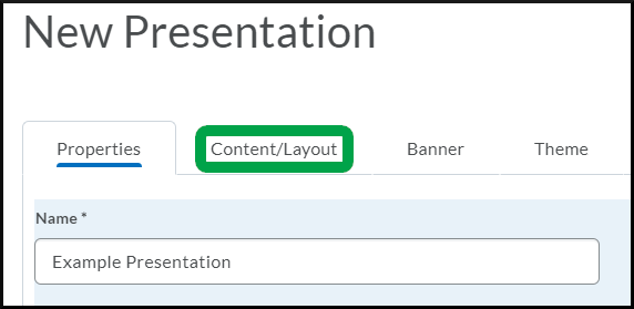 ePortfolio, Presentation content and layout tab - All.png