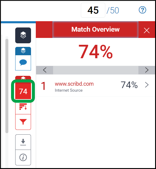 Assignments, Turnitin Match Overview Button - Students.png
